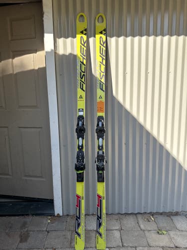 Unisex Fischer 203 cm Racing Fischer World Cup SG Skis With Bindings Max Din 16
