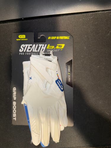 Grip Boost Stealth Football Gloves Youth Small