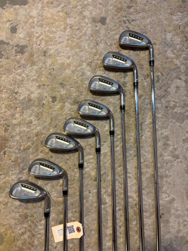 Men's TaylorMade Rac OS Iron Set Right Handed Stiff Flex Steel Shaft
