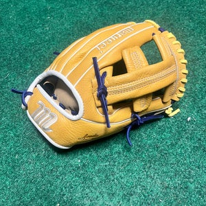 New With Custom Purple And Yellow Laces RH Infield Acadia Baseball Glove 11.5" (New)