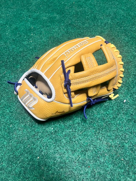 New With Custom Purple And Yellow Laces RH Infield Acadia Baseball Glove 11.5" (New)