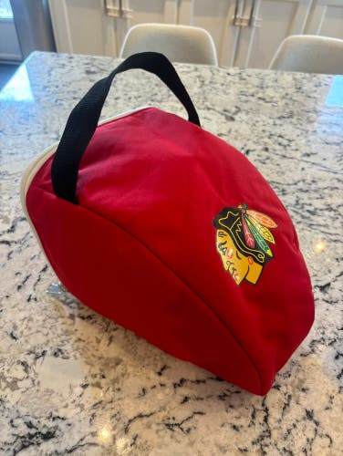 Pro Stock Chicago Blackhawks Team Issued Hockey Goalie Mask Bag