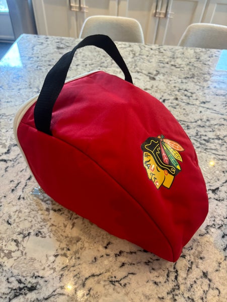 Pro Stock Chicago Blackhawks Team Issued Hockey Goalie Mask Bag
