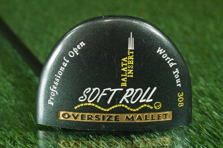 SOFT ROLL BALATA INSERT WORLD TOUR 308 MALLET PUTTER 35 GRAPHITE RH, VERY NICE!