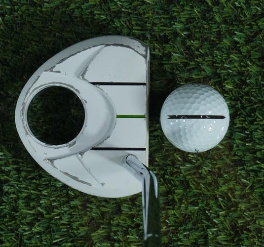 TOUR EDGE BACKDRAFT GT+ OS-10 MALLET PUTTER 35 STEEL SHAFT LH ~ L@@K!!