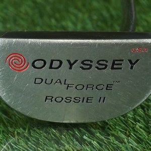 ODYSSEY DUAL FORCE ROSSIE II MID-MALLET PUTTER 35 STEEL SHAFT ROYAL GRIP RH
