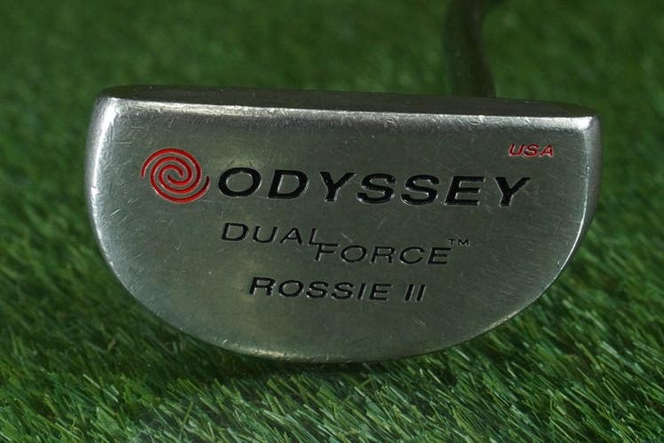 ODYSSEY DUAL FORCE ROSSIE II MID-MALLET PUTTER 35 STRONOMIC DUAL FORCE STEEL RH