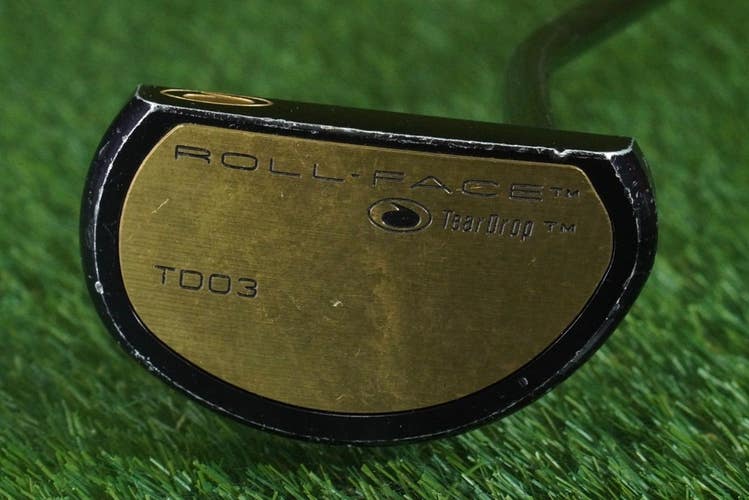 TEAR DROP ROLL FACE TDO3 MALLET PUTTER 35 TRUE TEMPER STEEL SHAFT RH