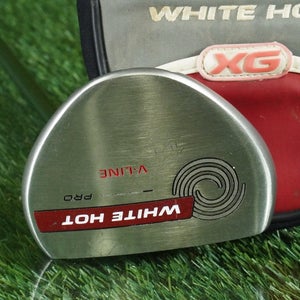 ODYSSEY WHITE HOT PRO V-LINE MALLET PUTTER 33 STEEL SHAFT RH WITH HEADCOVER