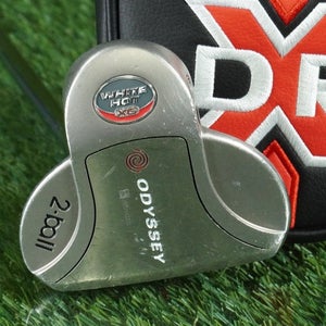 ODYSSEY WHITE HOT XG 2-BALL MALLET PUTTER 33 TRUE TEMPER RH WITH HEADCOVER