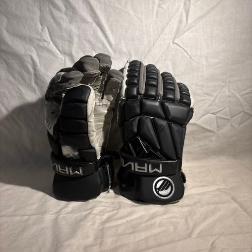 Black Maverik Max Lacrosse Gloves 13" (Used)