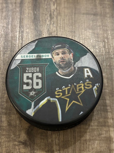 Dallas Stars NHL Sergei Zubov Retirement Hockey Puck