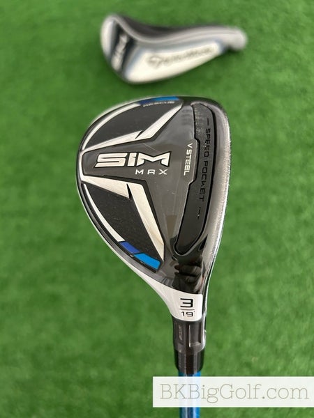 Taylormade Sim Max 19 Degree 3 Hybrid w Headcover / Regular