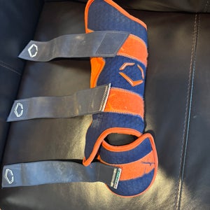 Orange EvoShield Leg guard Shin Guards (Used)