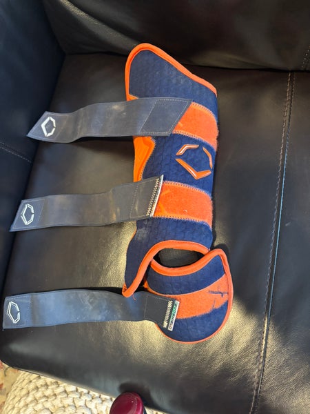 Orange EvoShield Leg guard Shin Guards (Used)