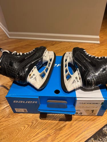 2024 Bauer Supreme Mach Hockey Skates Narrow Width 8 (Used)