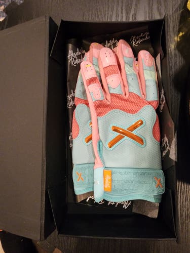 Absolutely Ridiculous Miami Ice Adult Small Batting Gloves (New)