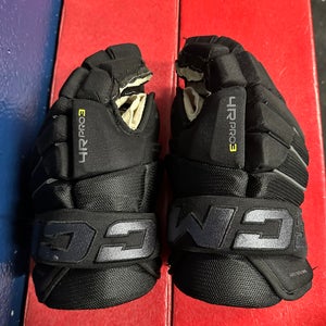 CCM Tacks 4R Pro3 Gloves - SENIOR 15” Pro Blackout Edition