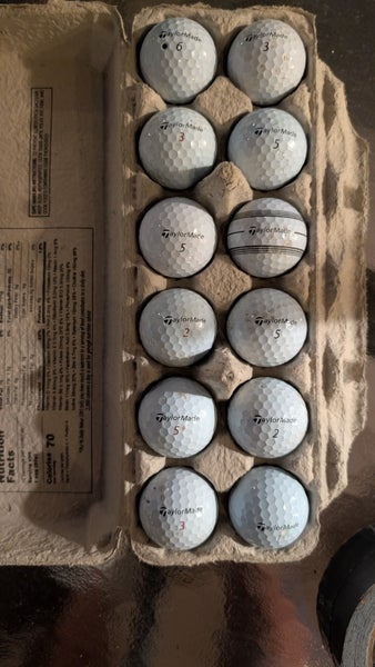 TaylorMade TP5 Golf Balls 12 Pack (1 Dozen) (Used)