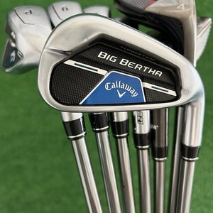 Callaway Big Bertha B21 Hybrid Iron Set 4h-P / RCH 65 A Flex Senior Graphite