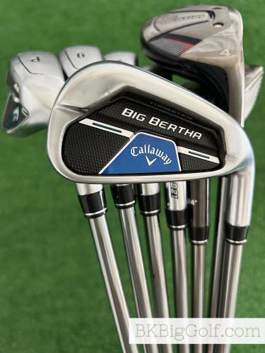 Callaway Big Bertha B21 Hybrid Iron Set 4h-P / RCH 65 A Flex Senior Graphite