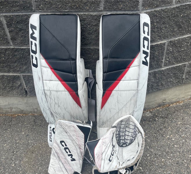 Ccm eflex 6 pro goalie pads glove blocker