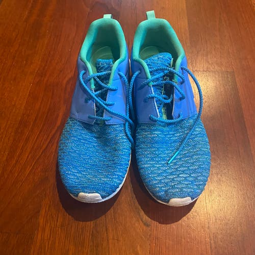 Blue Nike Roshe Flyknit Premium Shoes Adults Size M 10.0