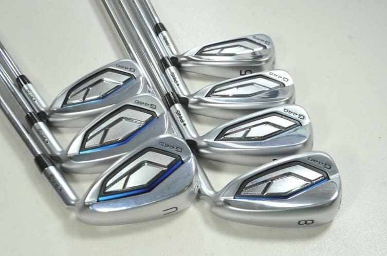 Ping G440 5-W,UW Iron Set Regular Flex Black Dot Right AWT 3.0 Steel # 199036