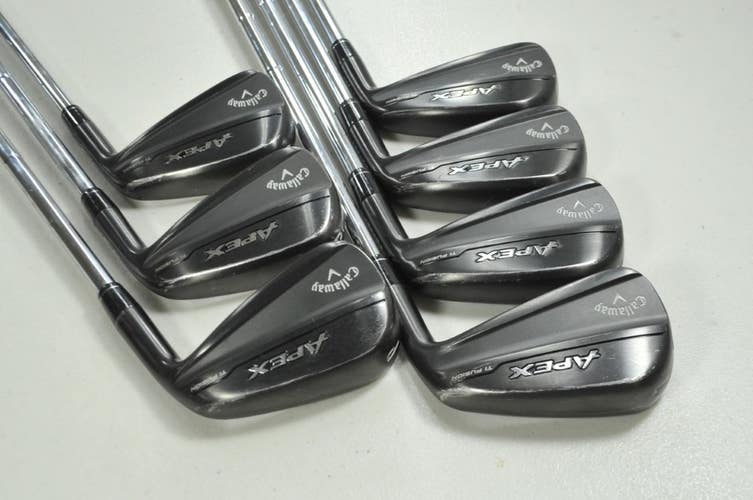 Callaway Apex Ti Fusion 4-PW Iron Set Stiff Flex Right DG MID S300 Steel #199034