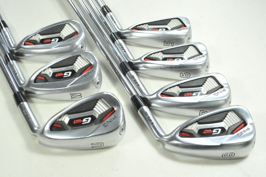 Ping G410 5-W,UW Iron Set Stiff Flex Right Project X LZ 6.0 120g Steel # 198051