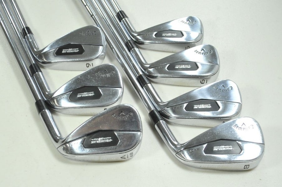 Callaway Rogue ST Pro 5-PW,AW Iron Set Stiff Flex RH Elevate 105g Steel # 198997