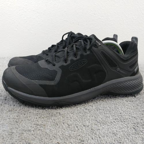 Keen Explore Waterproof Mens Size 12 Konnect Fit Hiking Shoes Black Sneakers Low