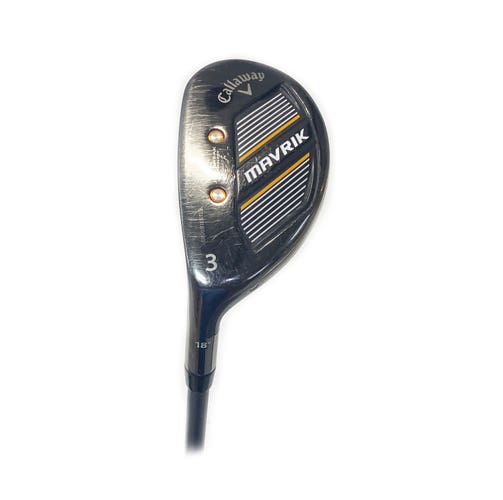 LH Callaway Mavrik 18* 3 Hybrid Graphite Project X Catalyst 65 5.5 Regular Flex