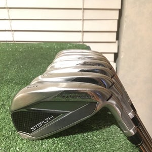 Taylormade Stealth Irons Set (5-PW-GW) Regular KBS Max MT 85 Steel Shafts