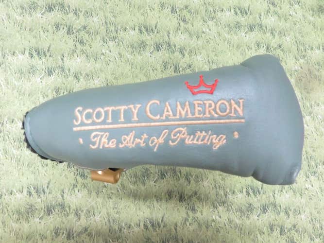 Scotty Cameron ART OF PUTTING Sage Green Blade Putter Headcover