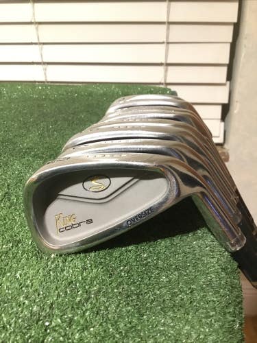 King Cobra Oversize Irons Set (3-PW) Regular Medium Graphite Shafts (READ)