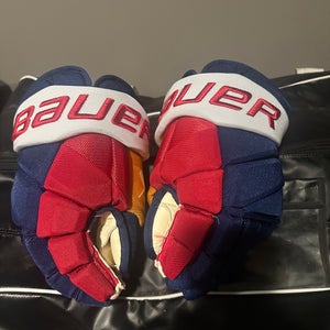 Blues Bauer Vapor Hyperlite Gloves 14" Pro Stock (Used)