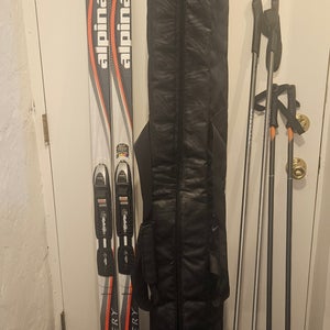 Women's Alpina Cross Country Skis and Poles