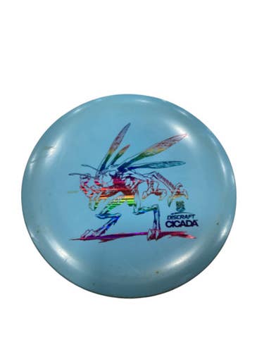 Used Discraft BIG Z CICADA Disc Golf Driver Carolina Blue 11884-S000049684