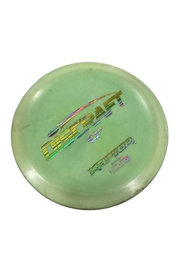 Used Discraft ESP RAPTOR Disc Golf Driver Green 11884-S000049683