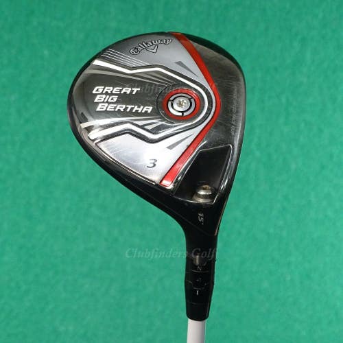 Callaway Great Big Bertha 15 Fairway Wood 3 Fubuki Z 65 Graphite Stiff