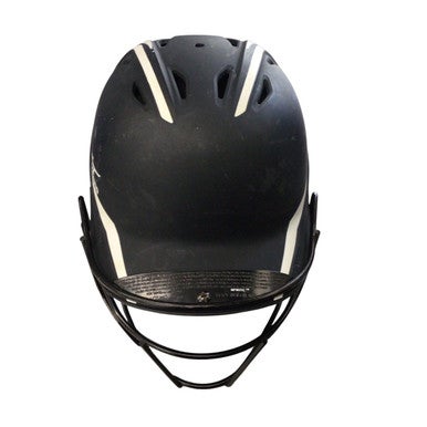 Used Mizuno BATTING HELMET W/ MASK Batting Helmet w/Mask Black S/M 11760-S000079598