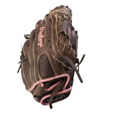 Used Rawlings FASTPITCH SOFTBALL BB/SB Glove RH Throw Brown 11" 11760-S000079597