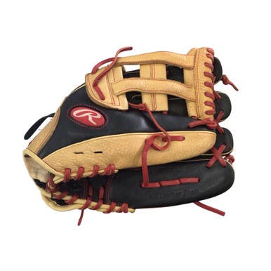 Used Rawlings SELECT PRO LITE BB/SB Glove RH Throw Black And Natural 12" 11760-S000079589