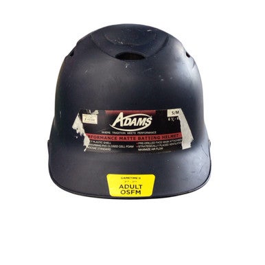 Used Adams BH-85 Batting Helmet No Mask Navy Blue S/M 11760-S000079581