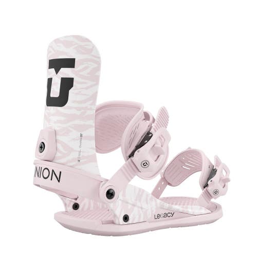 Union Legacy Snowboard Bindings Women's Large (US 9-11) Pink New 2026