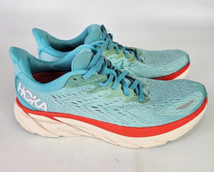 Hoka One One Womens Clifton 8 1119394 AEBL Blue Running Shoes Sneakers Size 9 B
