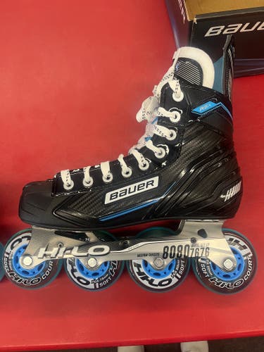 New BAUER RSX ROLLER HOCKEY SKATES SIZE 10 R