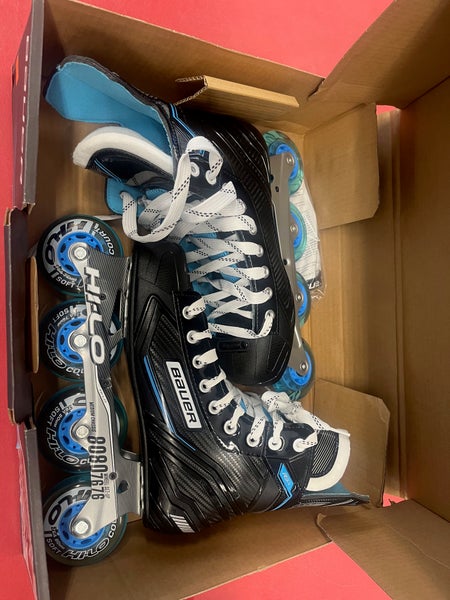 New BAUER RSX ROLLER HOCKEY SKATES SIZE 5 R