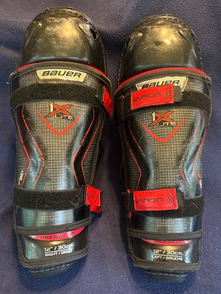 Junior Bauer Vapor 1X Lite 12" Shin Pads (Used)